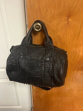 Authentic Alexander Wang Black Rocco Gold Hardware